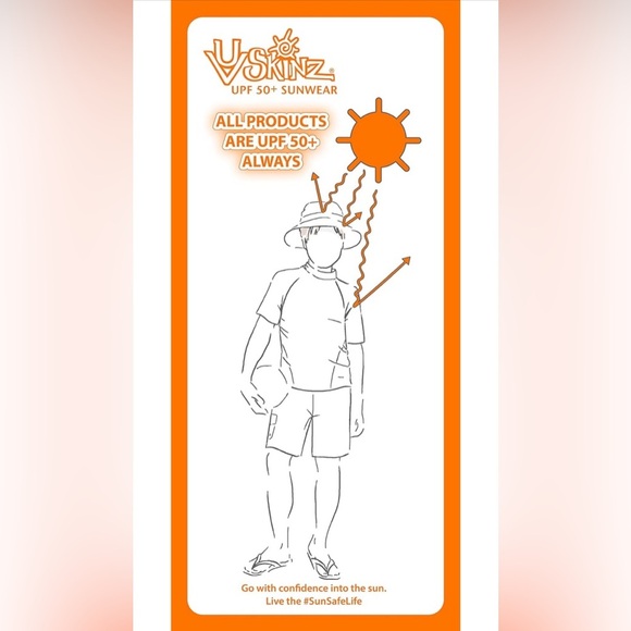 UV Skinz Boys 3 Piece Sun And Swim Set With UPF 50+ Sun Protection - Picture 3 of 5